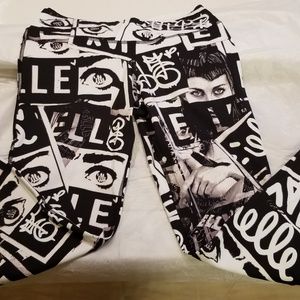 REEBOX X ELLE LUX LEGGINGS  SMALL